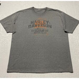 Harley-Davidson Al Capone Chicago Illinois Gray Graphic T-Shirt Mens XL 2XL